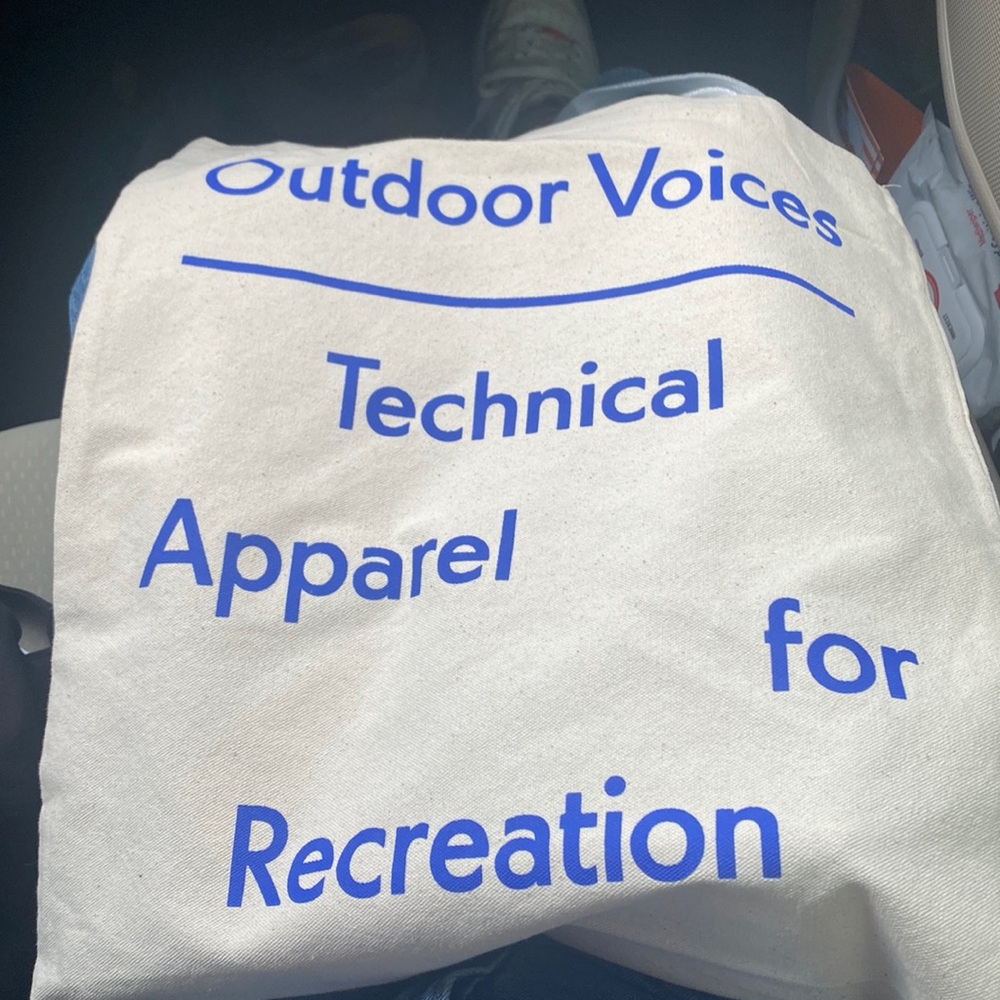 Outdoor Voices Tote Bag